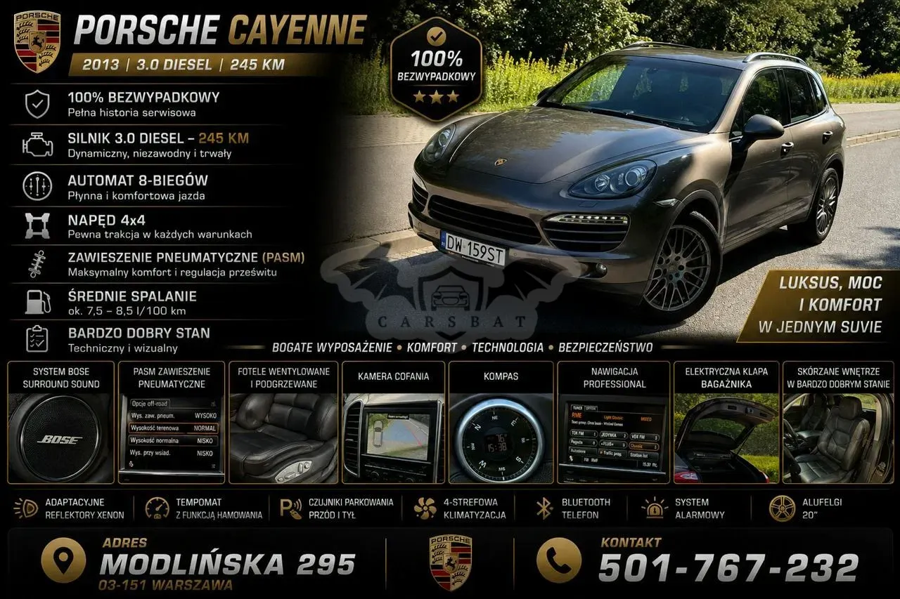 Porsche Cayenne II (2010-2017) Diesel Platinum Edition 2013