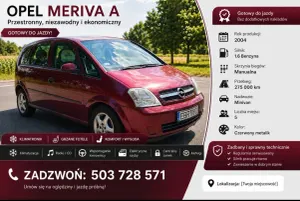 Opel Meriva I (2002-2010) 1.6 16V Cosmo 2004