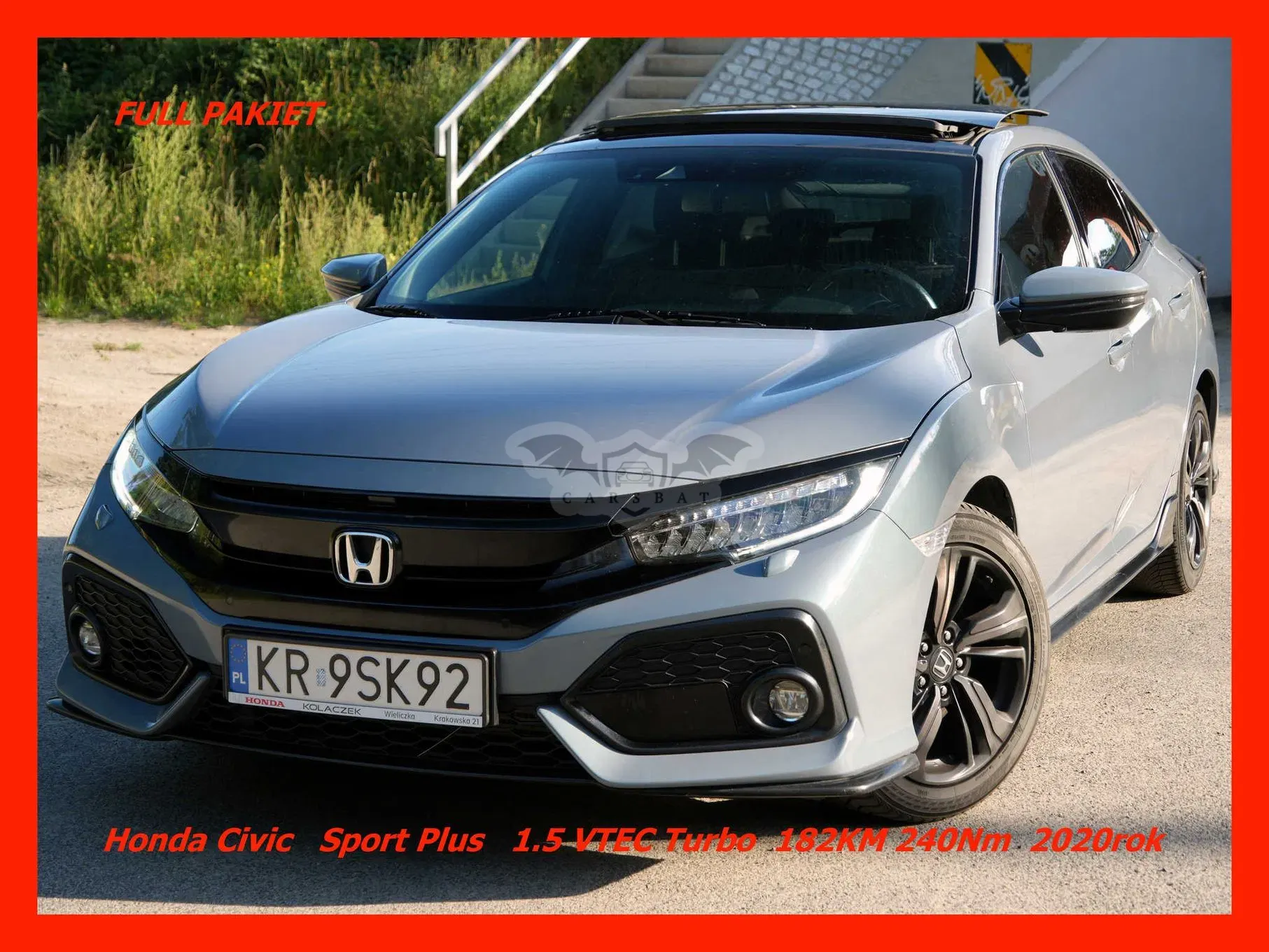 Honda Civic X (2017-2021) 1.5 T Sport Plus (Navi) 2019