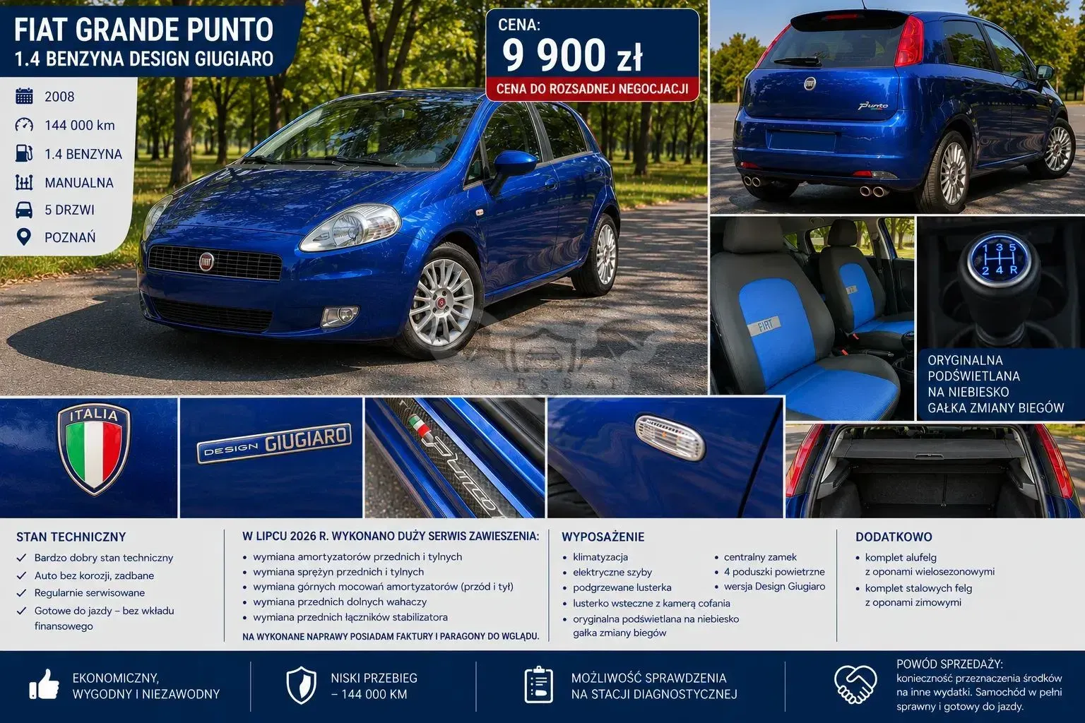 Fiat Punto II FL (2003-) 2008