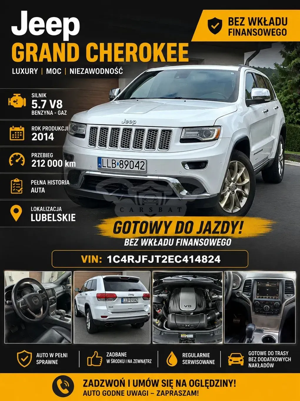 Jeep Grand Cherokee IV (2010-2021) 5.7 V8 HEMI Summit 2014