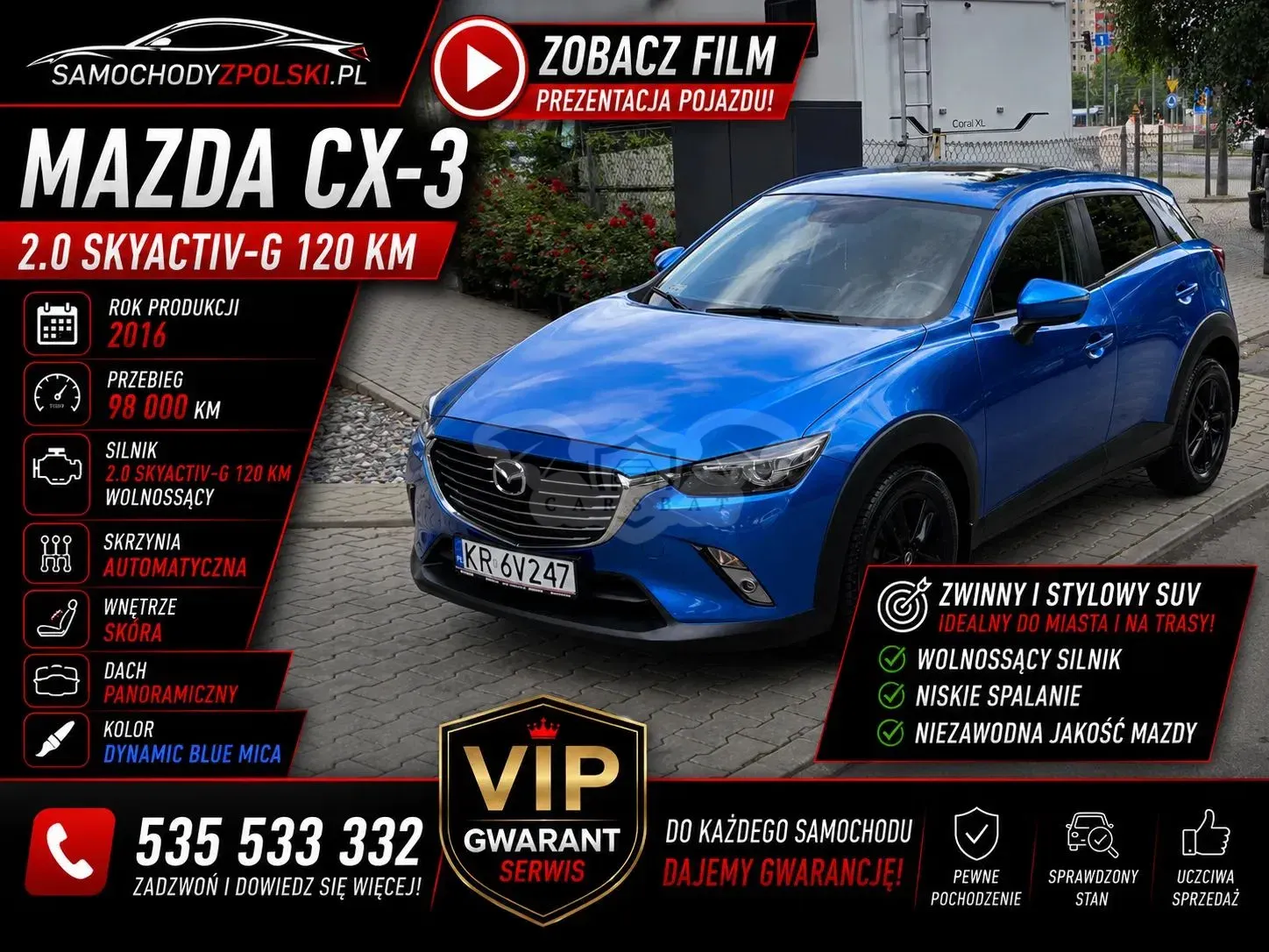 Mazda CX-3 2.0 Skypassion 2016