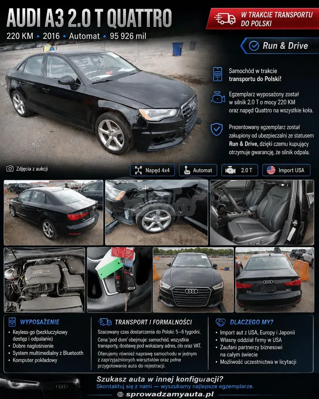 Audi A3 8V (2012-) 2.0 TFSI quattro S tronic design 2016