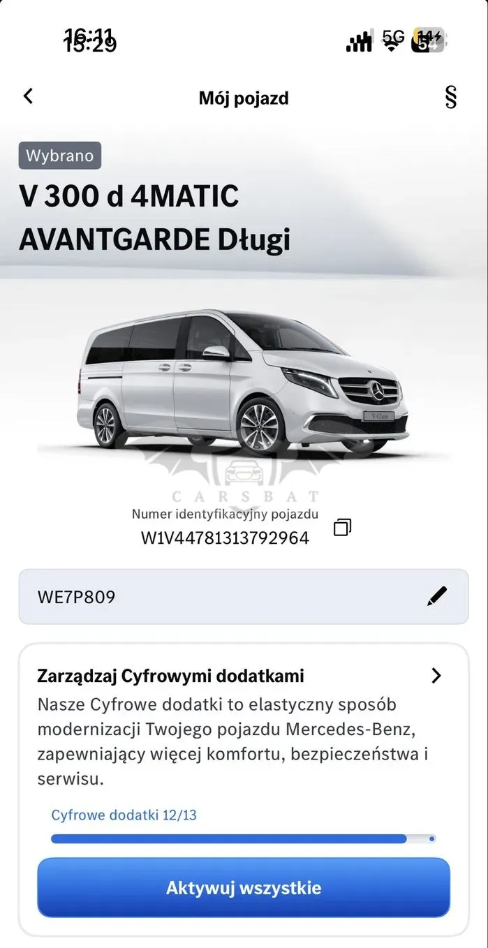 Mercedes-Benz V II (2014-) 300 d 4-Matic Avantgarde 9G-Tronic (d³ugi) 2020