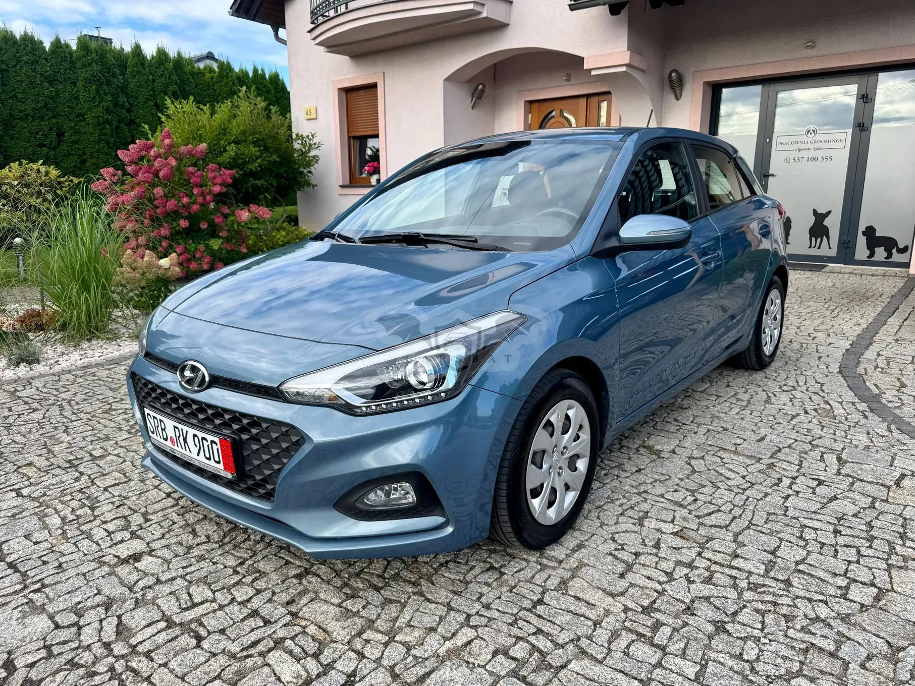 Hyundai i20 II (2014-2020) blue 1.0 T-GDI Active DCT Style 2018